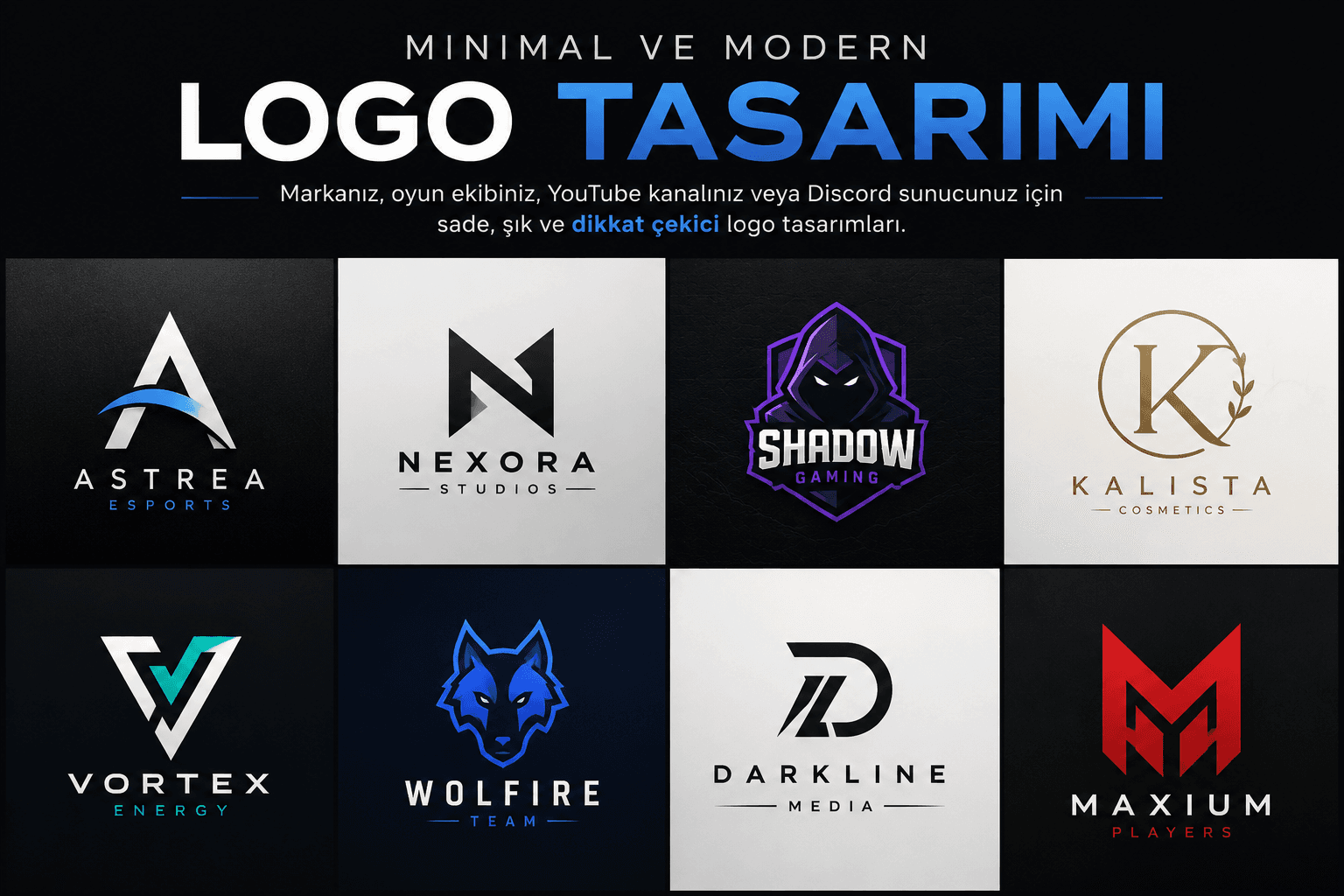 Minimal ve Modern Logo Tasarımı