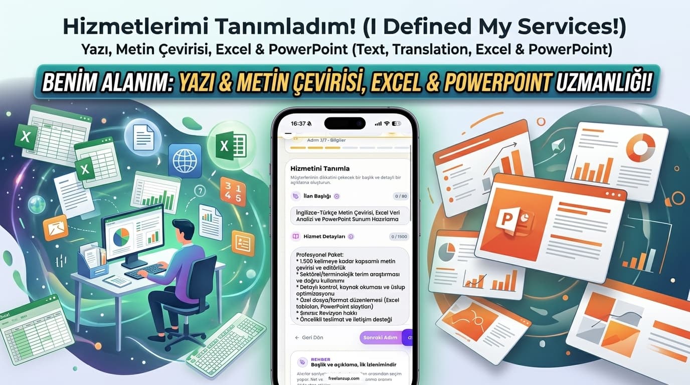 Kaliteli İngilizce Türkçe Metin Çevirisi ve Yazı Hizmeti
